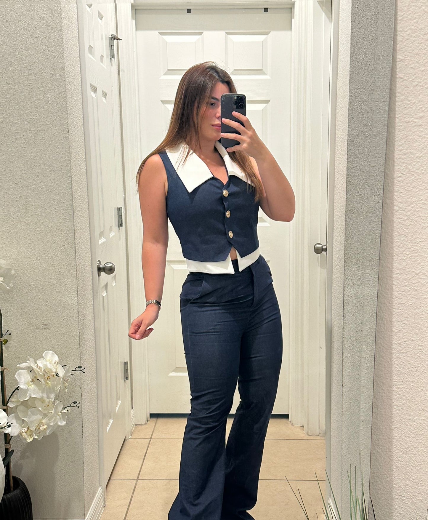 Navi denim set