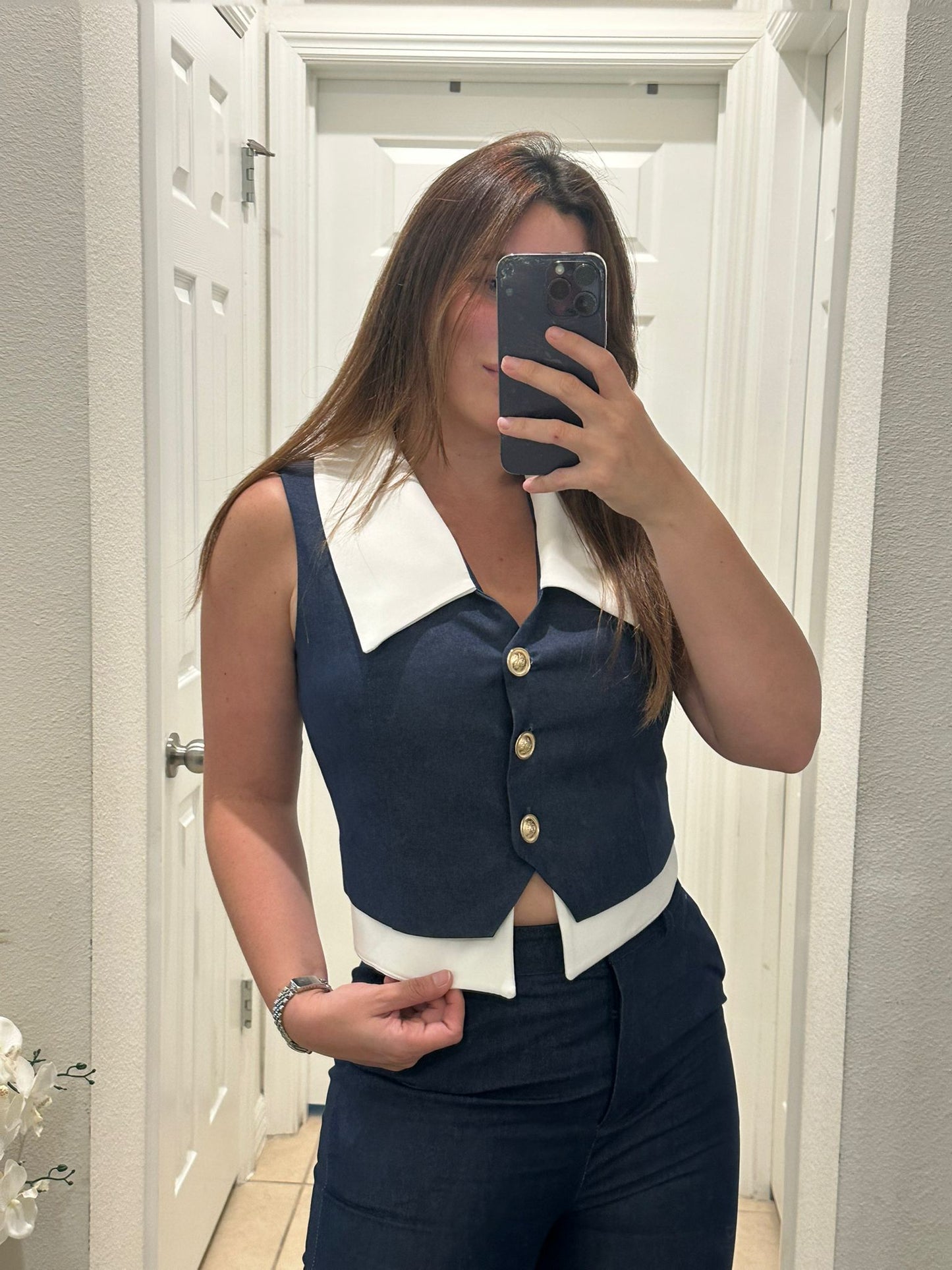 Navi denim set