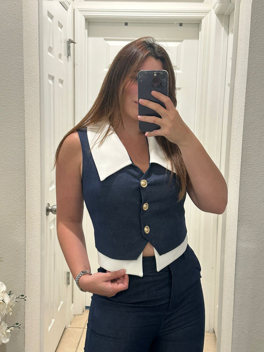 Navi denim set