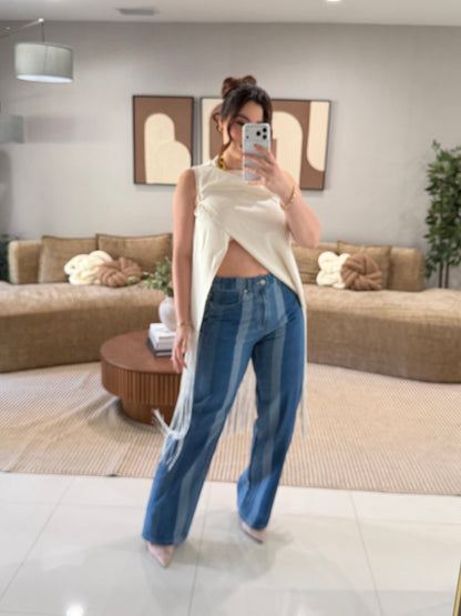 ASYMMETRIC ALLURE JEANS