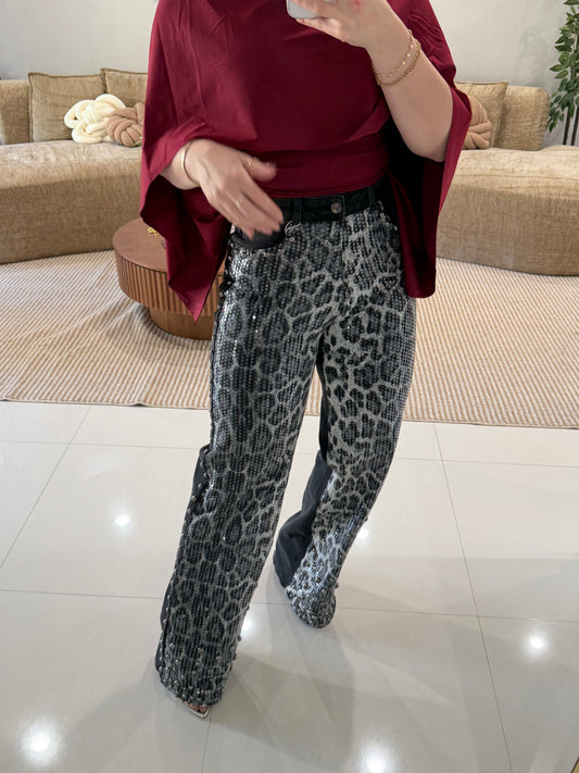 Cheeta black pant