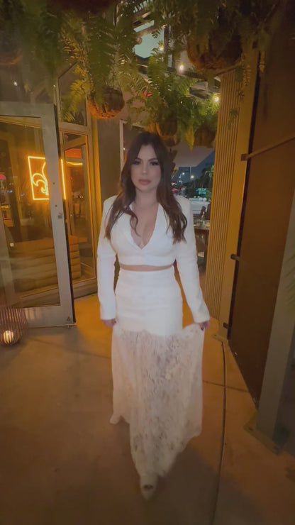 White alana set